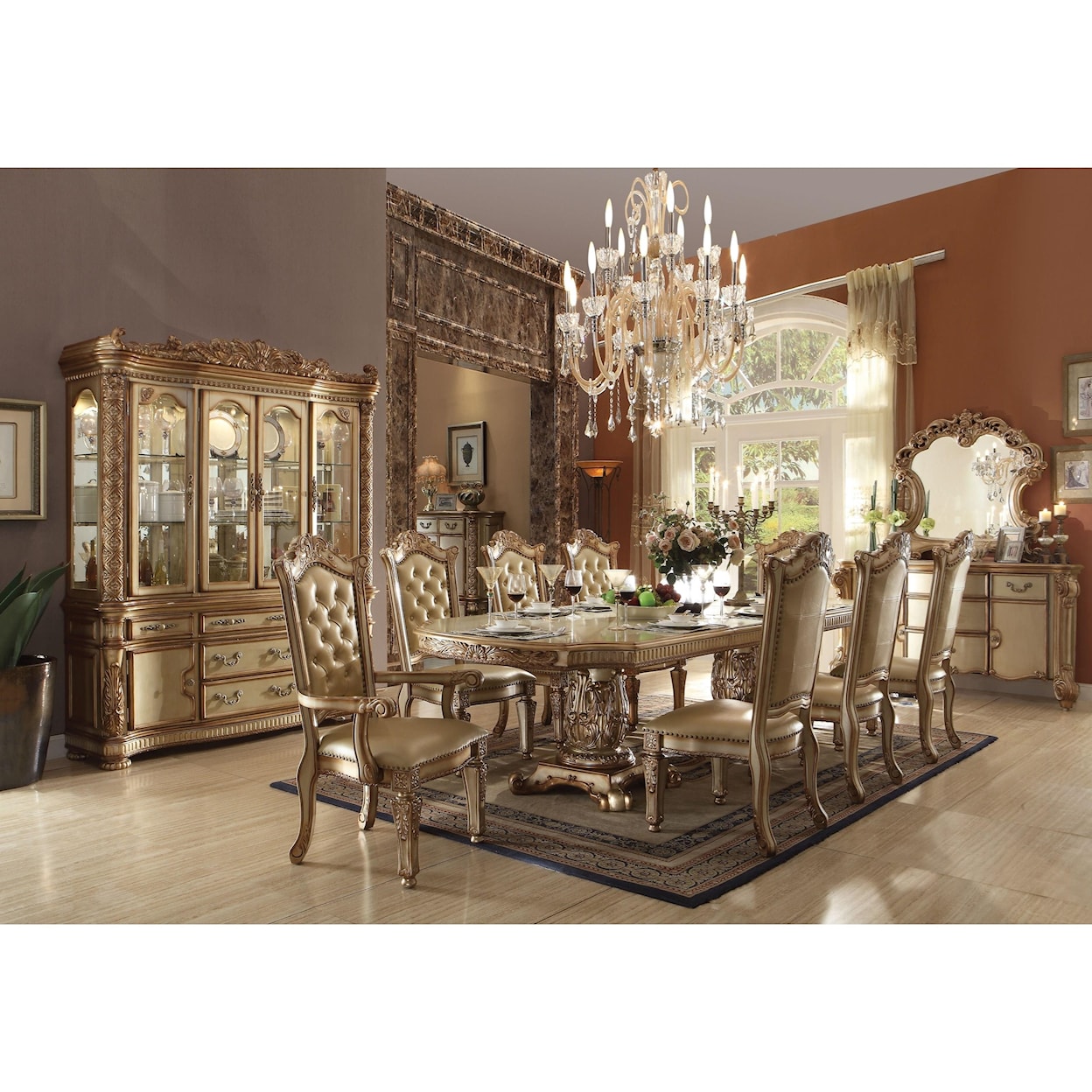 Acme Furniture Vendome Formal Dining Table