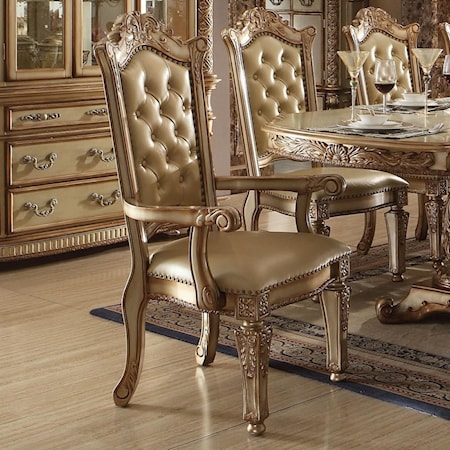 Traditional Dining Arm Chair