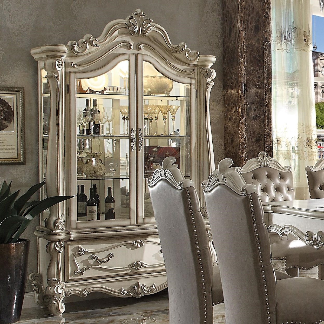 Acme Furniture Versailles Curio Cabinet