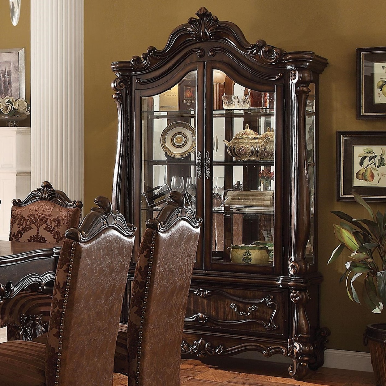 Acme Furniture Versailles Curio Cabinet