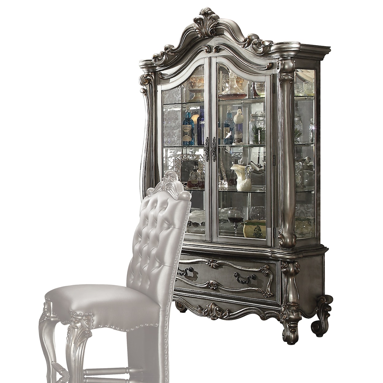 Acme Furniture Versailles Curio Cabinet