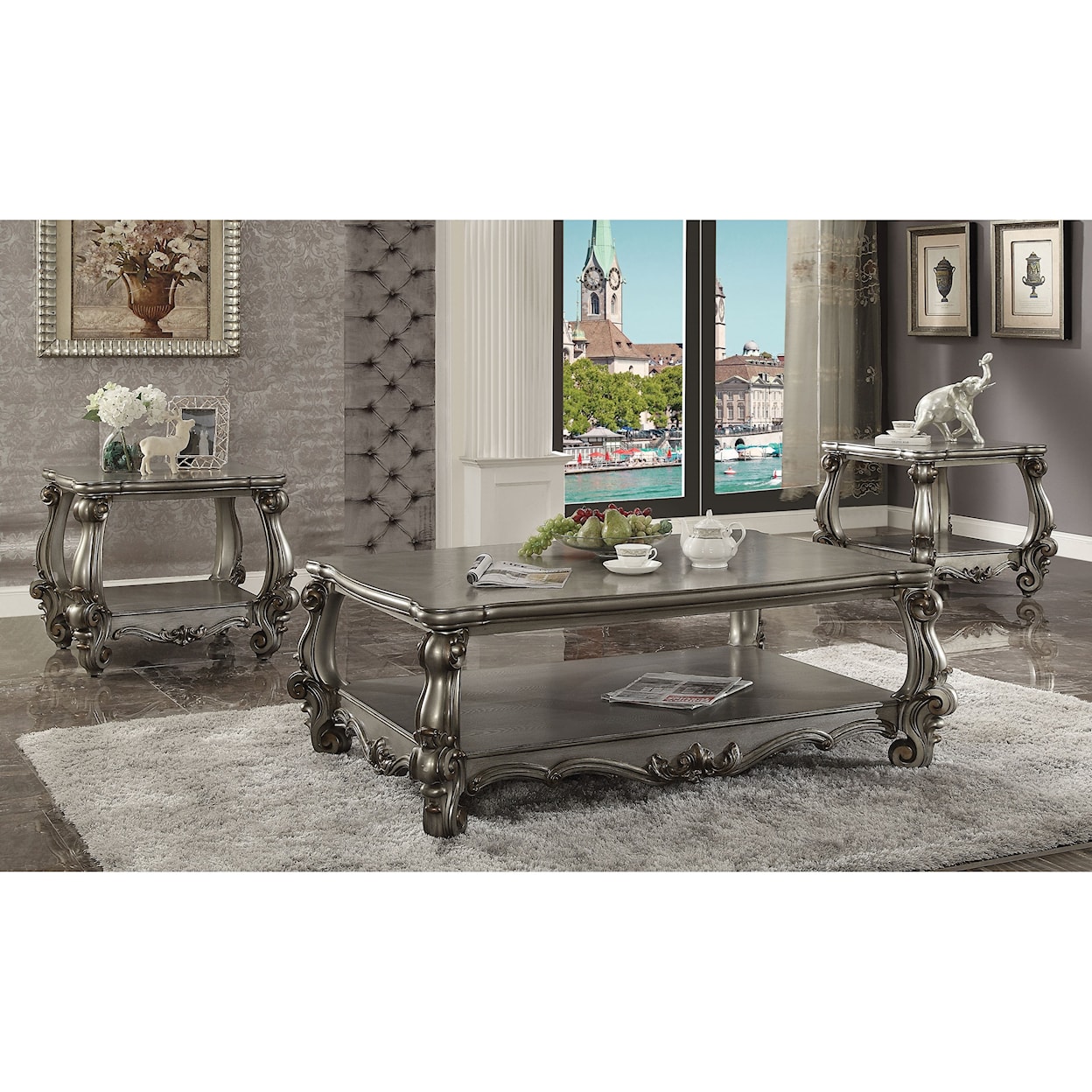 Acme Furniture Versailles End Table