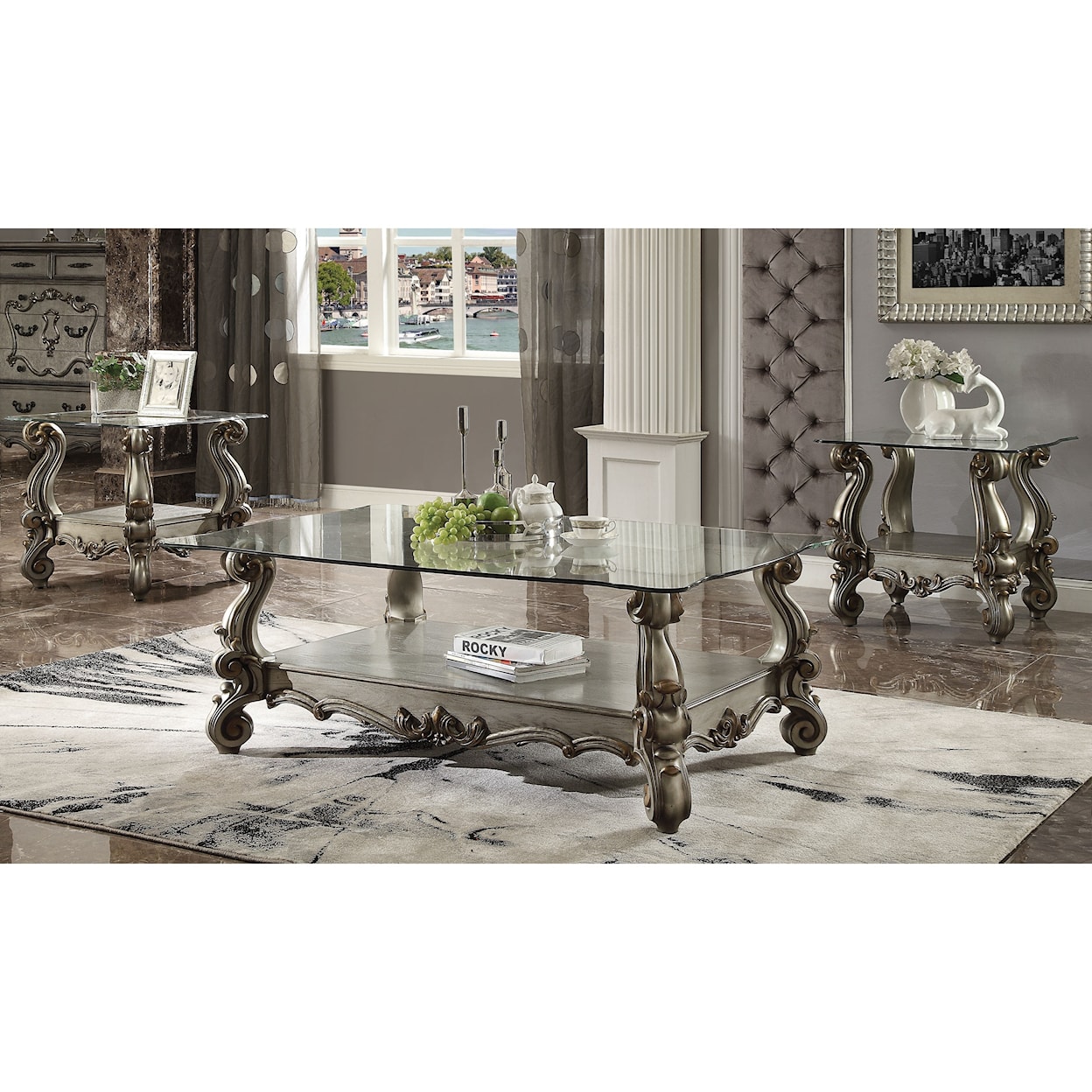 Acme Furniture Versailles End Table