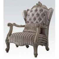 French Provincial Ivory Accent Chair