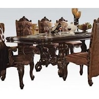 Traditional French Provincial Cherry Oak Dining Room Set