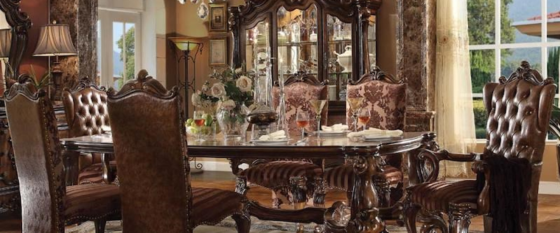 Traditional French Provincial Formal Dining Set