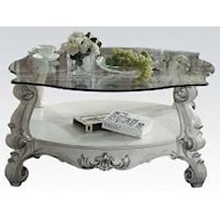French Provincial Ivory Coffee Table