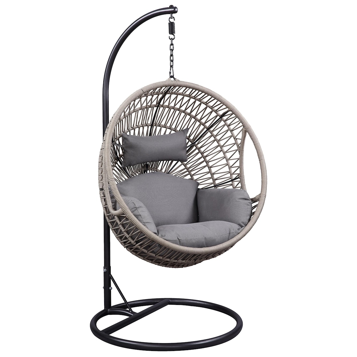 Acme Furniture Vasant Patio Swing Chair with Stand