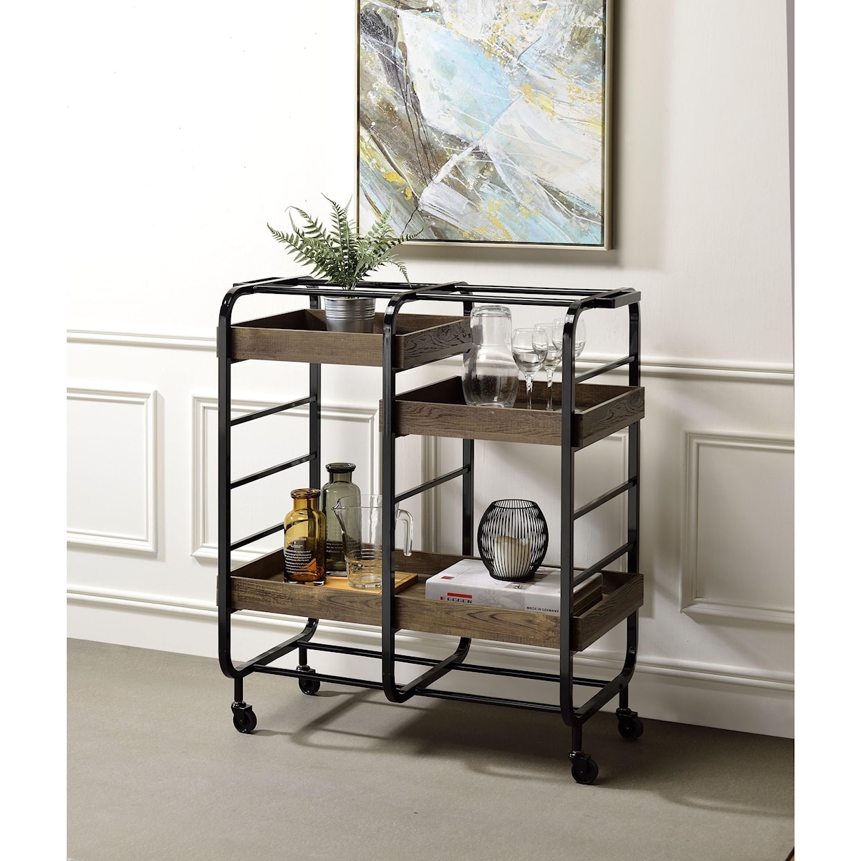 Acme Furniture Vorrik Serving Cart