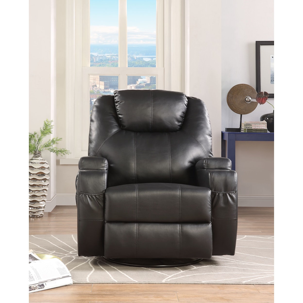 Acme Furniture Waterlily Rocker Recliner w/Swivel