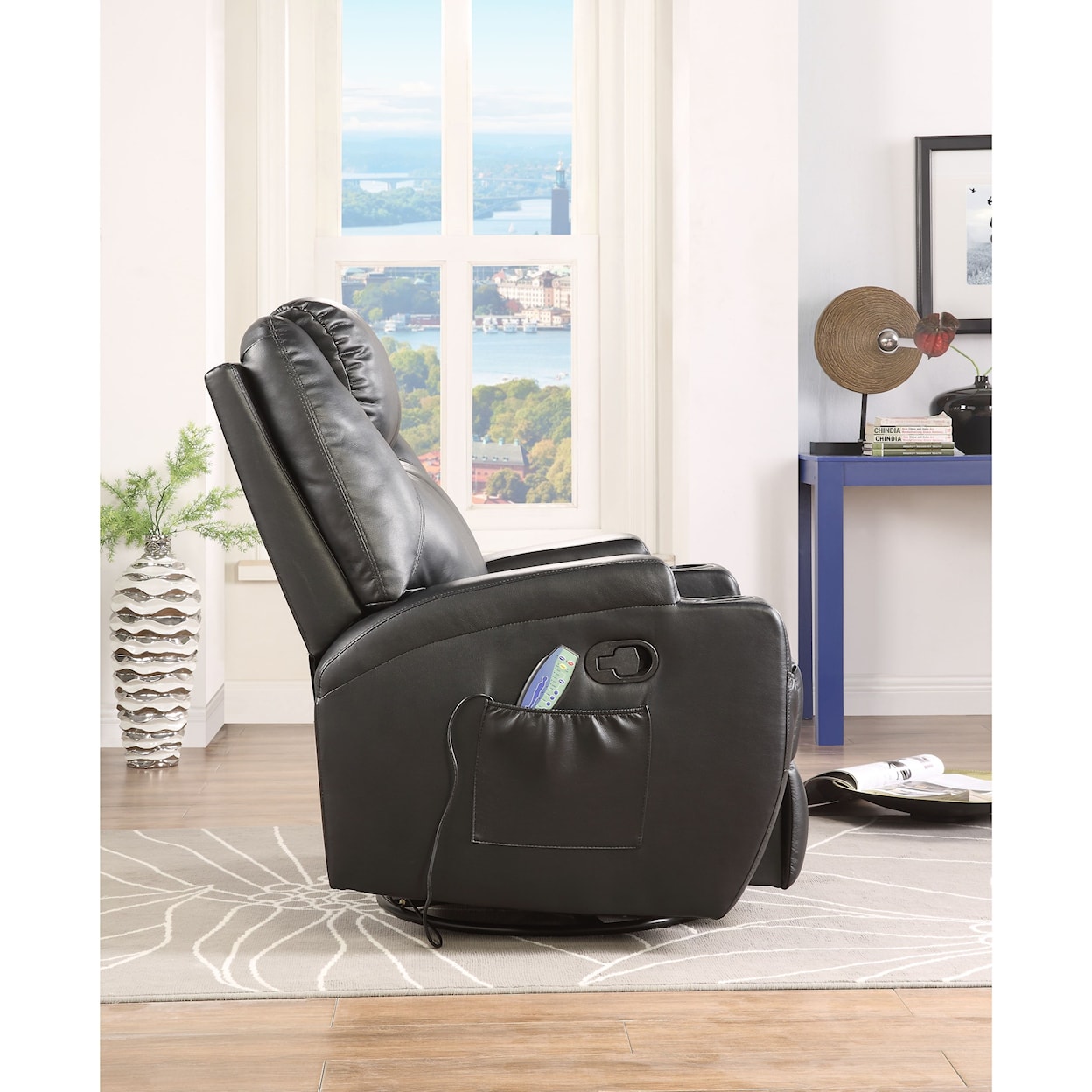 Acme Furniture Waterlily Rocker Recliner w/Swivel