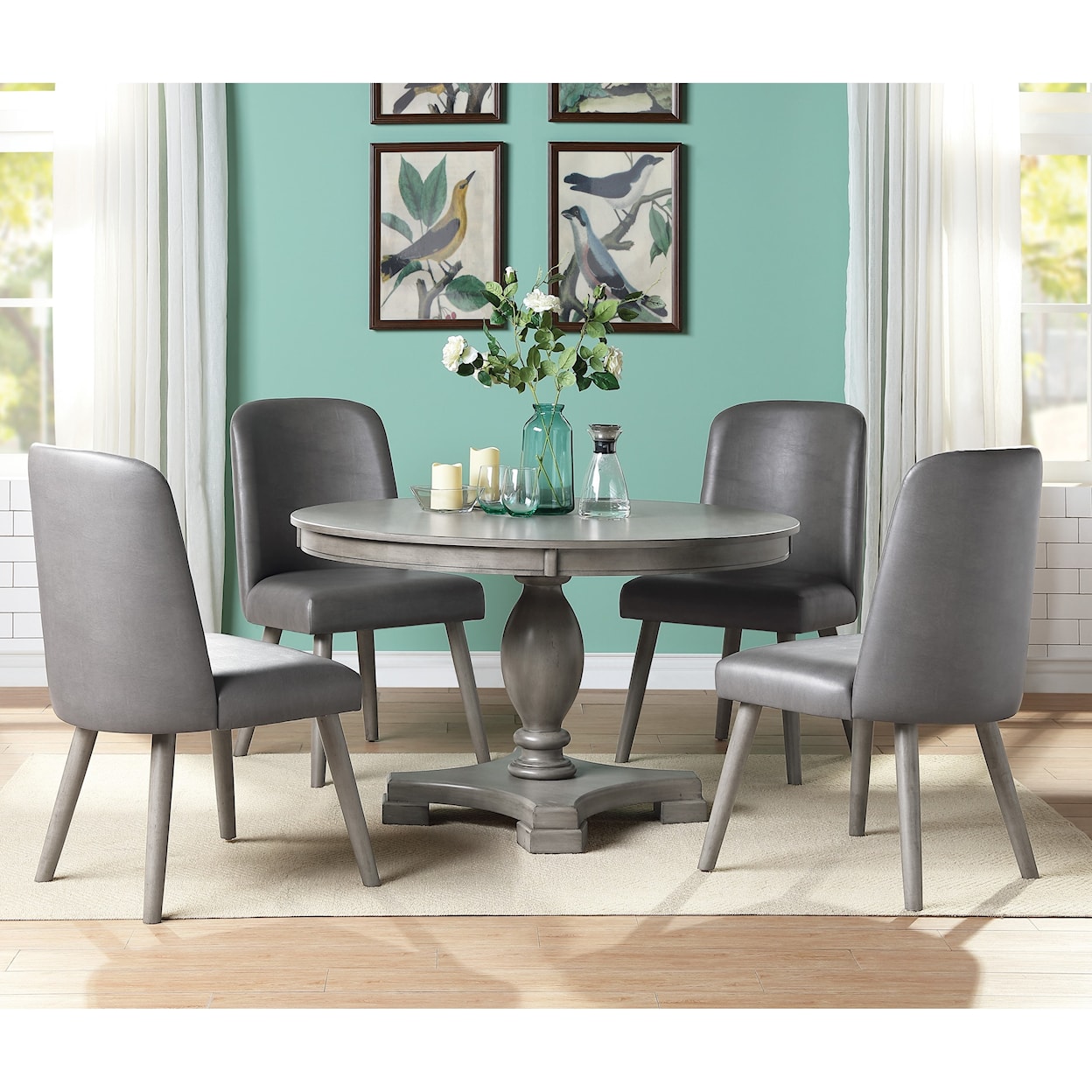 Acme Furniture Waylon 5-Piece Table and Chair Set