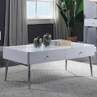 Contemporary 2-Drawer Coffee Table