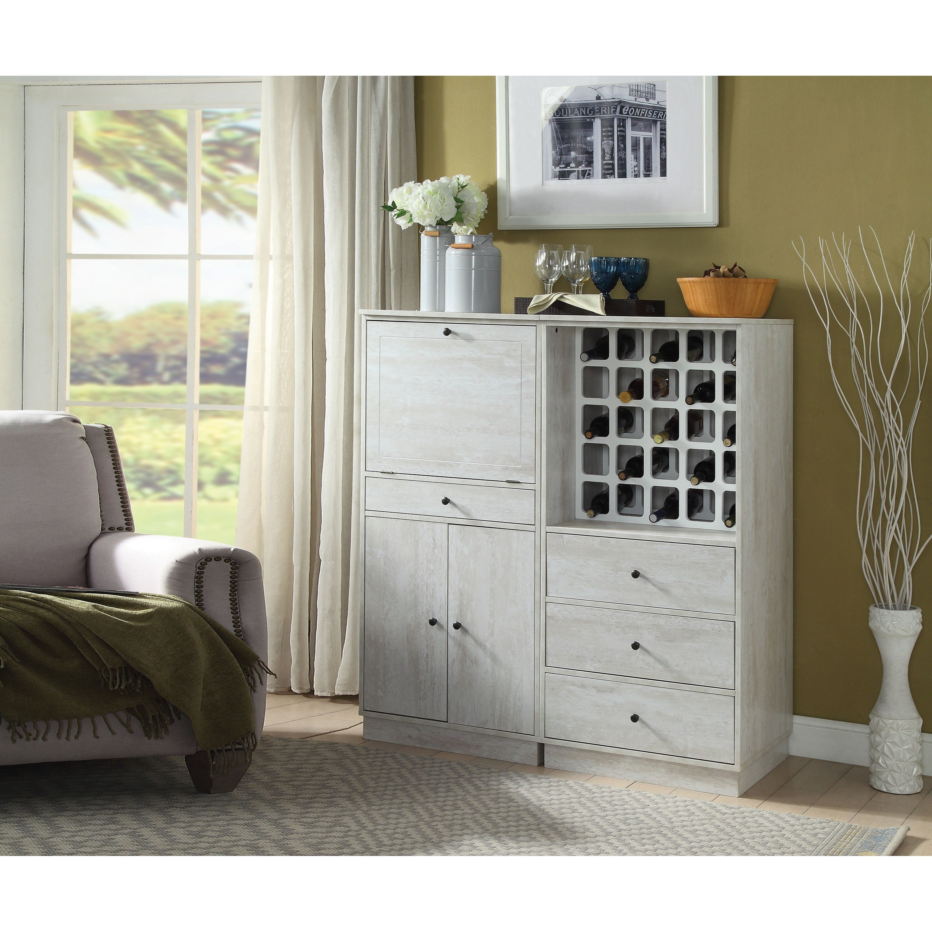 Acme Furniture Wiesta Wine Cabinet