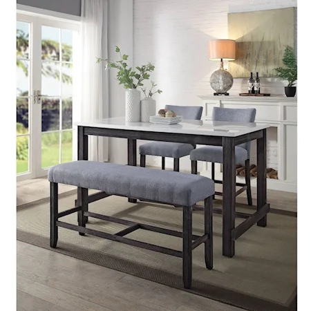 Table & Chair Set with Bench