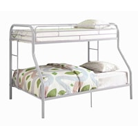 Contemporary Twin/Full Bunk Bed