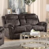 Acme Furniture Zubaida Reclining Glider Loveseat w/Console