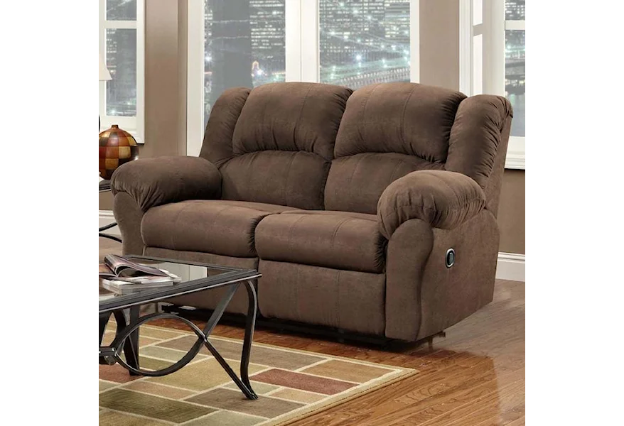 1000 Reclining Loveseat by Affordable Furniture at J & J Furniture