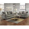 Affordable Furniture 3333 3332 Grey Loveseat