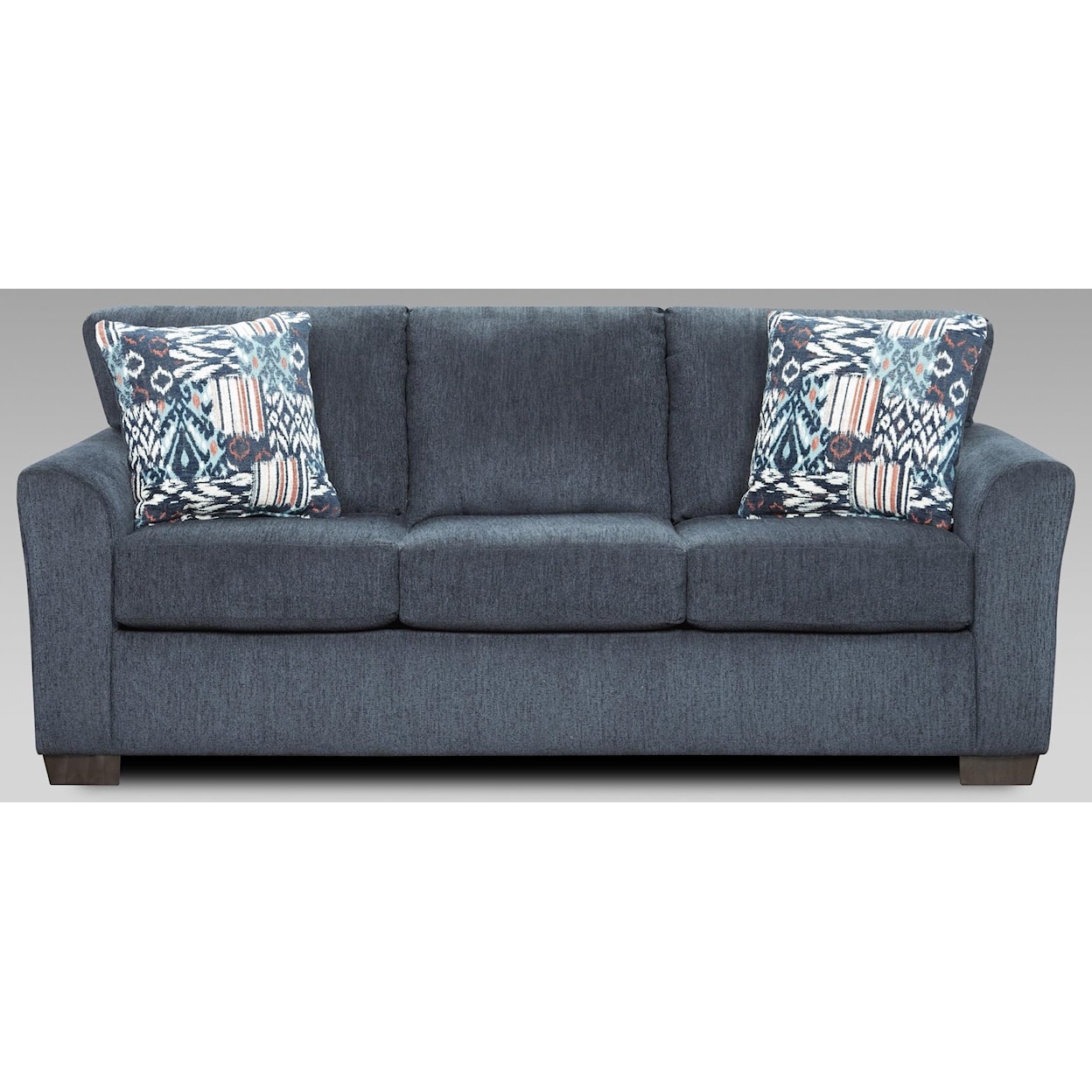 Affordable Furniture 3333 3333 Navy Sofa