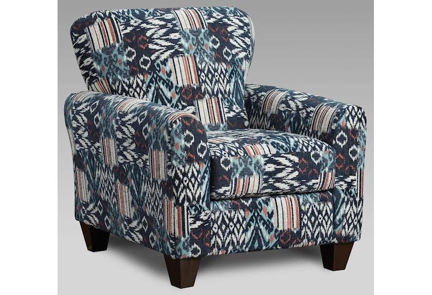 3333 9001 Navy Accent Chair by Affordable Furniture at Furniture Fair - North Carolina