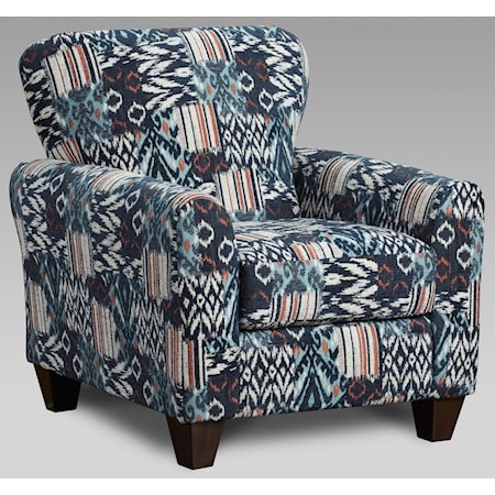 9001 Navy Accent Chair