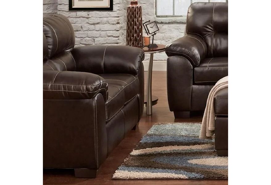 5600 Loveseat by Affordable Furniture at Town and Country Furniture 