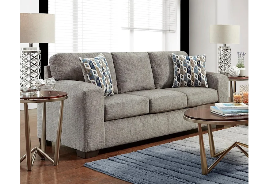 5900 PEWTER Contemporary Sofa by Affordable Furniture at Furniture Fair - North Carolina
