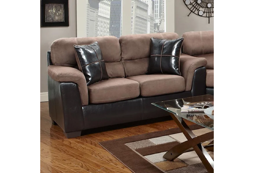 6200 Loveseat by Affordable Furniture at Town and Country Furniture 