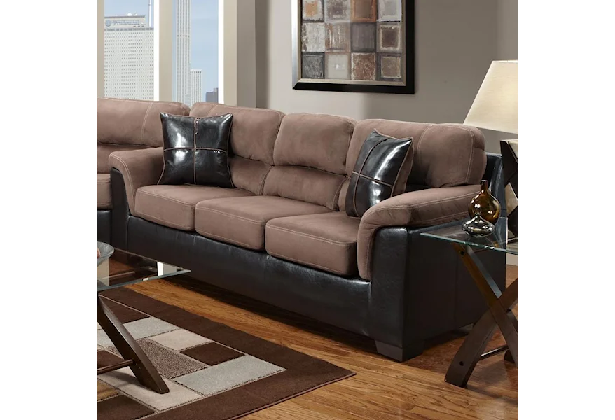 6200 Sofa by Affordable Furniture at Town and Country Furniture 