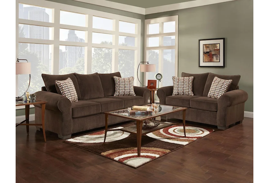 7300 Stationary Living Room Group by Affordable Furniture at Town and Country Furniture 