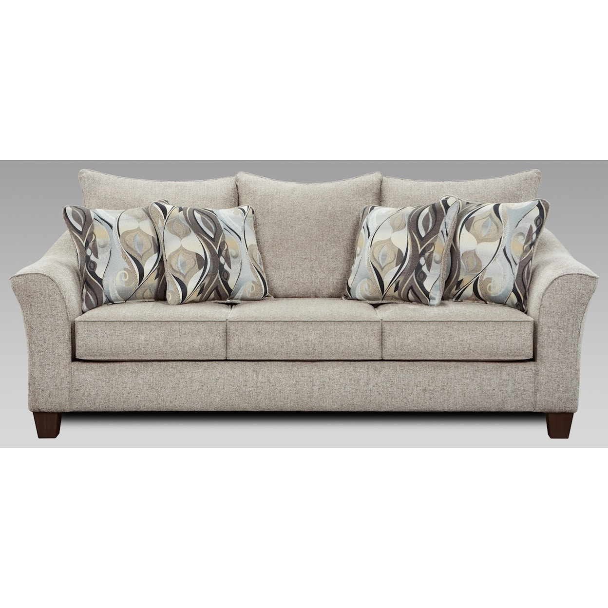 Affordable Furniture 7700 Sofa with Flared Arms