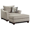 Affordable Furniture 7700 PLATINUM OTTOMAN |