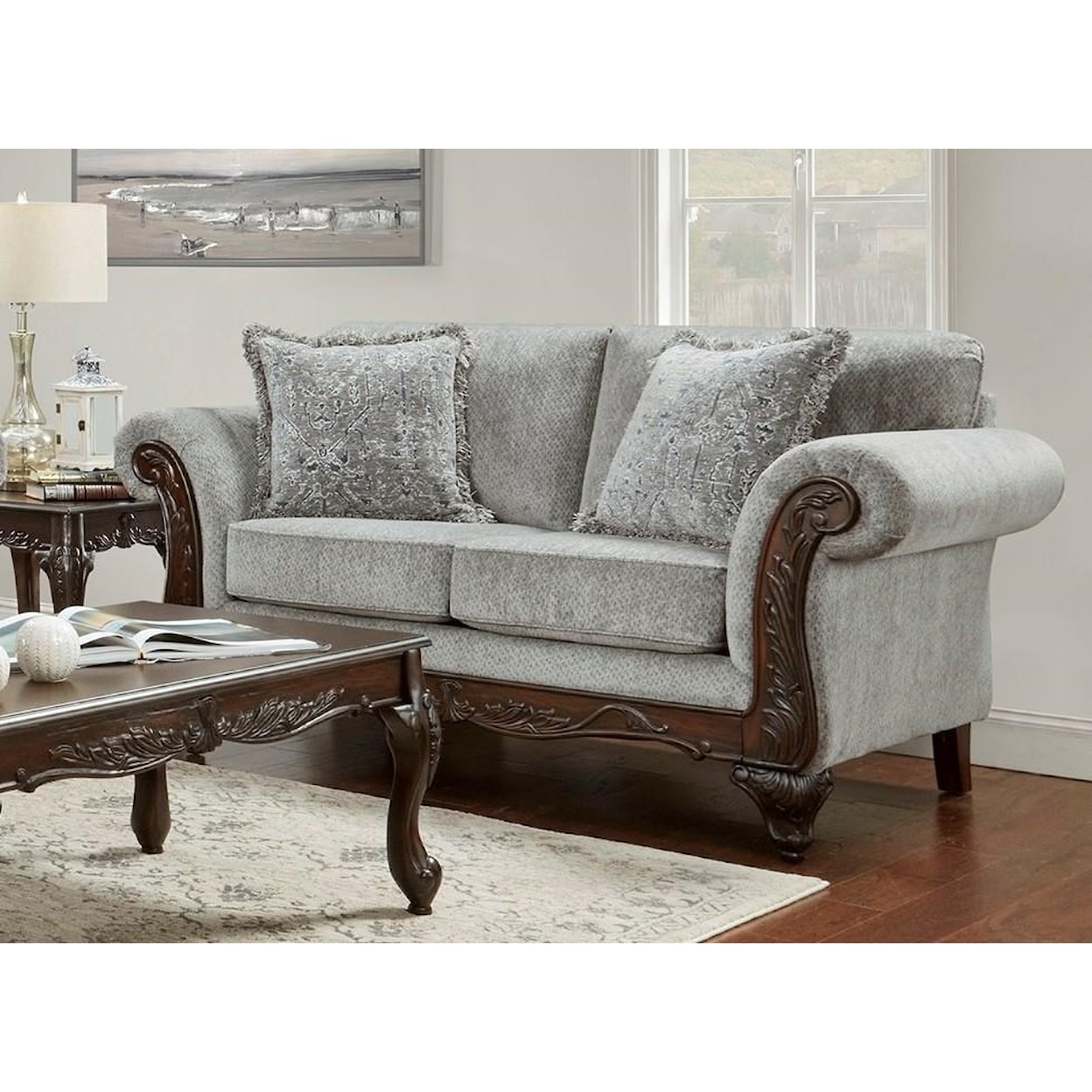 Affordable Furniture 8550 Emma Upholstered Love seat