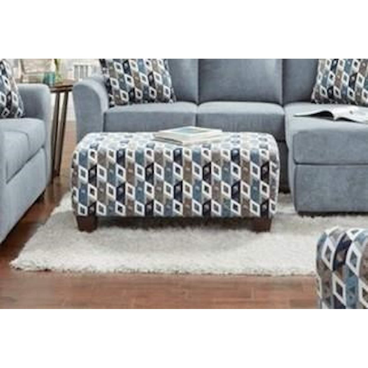 Affordable Furniture 9005 Cocktail Ottoman