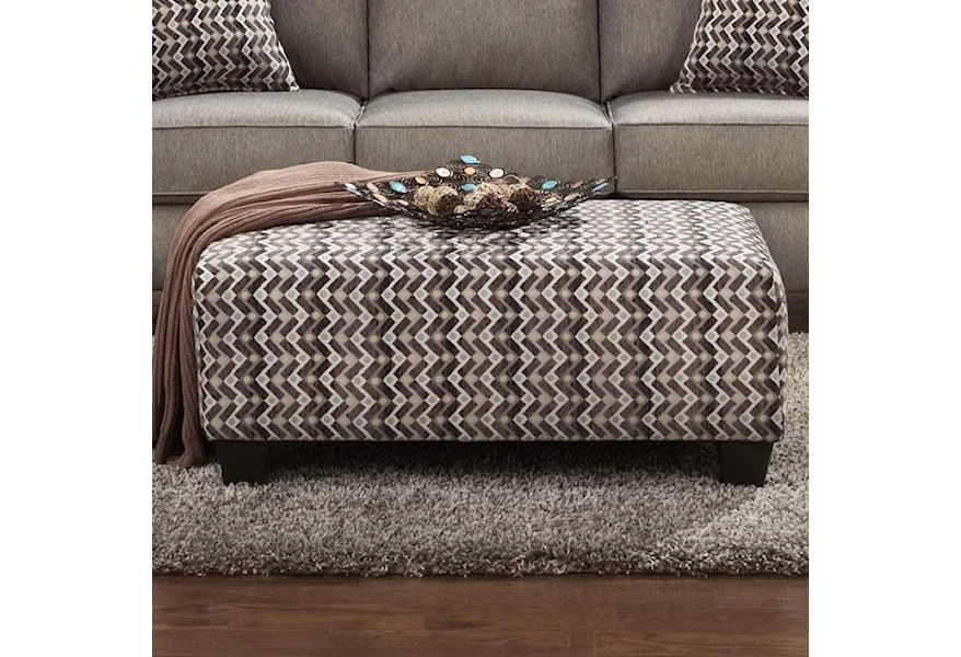 9005 Cocktail Ottoman by Affordable Furniture at Town and Country Furniture 
