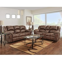 1020 Reclining Console Loveseat Telluride Cafe