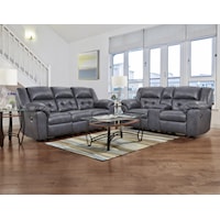 1520 Reclining Console Loveseat Telluride Indigo