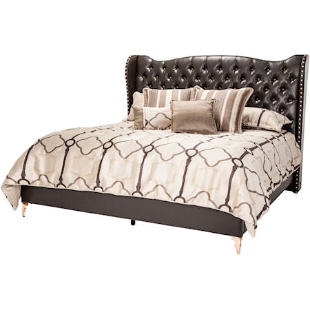 Queen Size Upholstered Bed