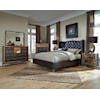 Michael Amini Hollywood Loft Queen Size Upholstered Bed