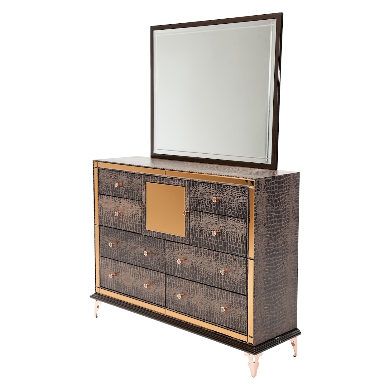 Michael Amini Hollywood Loft Upholstered Dresser