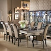 Michael Amini Hollywood Swank Leg Dining Table