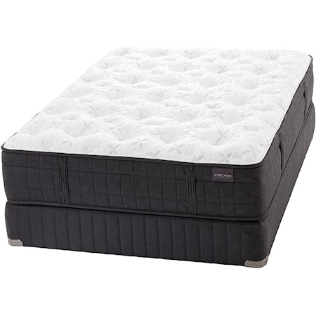 Queen Plush Latex Mattress and High Profile Foundation