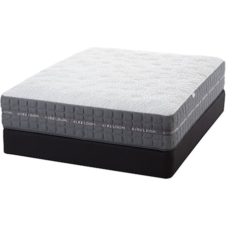 Queen Firm Coil on Coil Mattress and V-Shaped Semi-Flex Grid Foundation