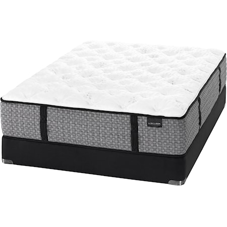 Queen Luxury Firm Pocketed Coil Mattress and 9" Boxspring