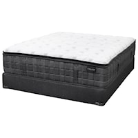 Cal King Hand Made Luxury Mattress, Lux Top Ultra Plush and 9" Grey Semi-Flex Foundation