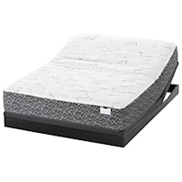 Twin Extra Long Extra Firm Luxury Mattress and "Up" Adjustable Foundation