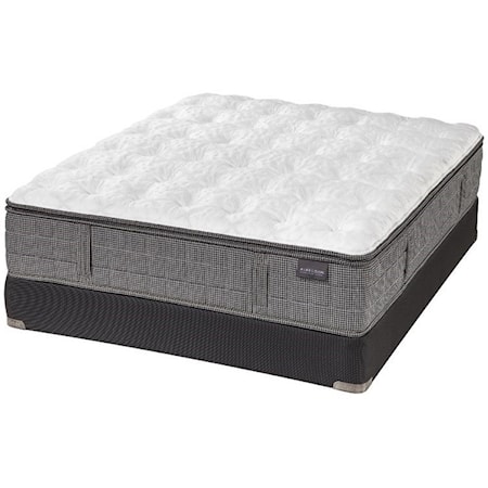 Queen Streamline™ Plush Handmade Mattress and 9" Grey Semi-Flex Foundation