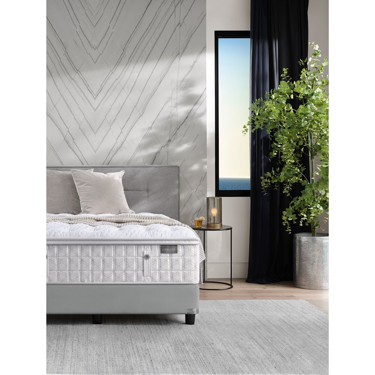 Aireloom Bedding Timeless Odyssey Luxetop Firm M2 Cal King Luxury Firm Mattress Set