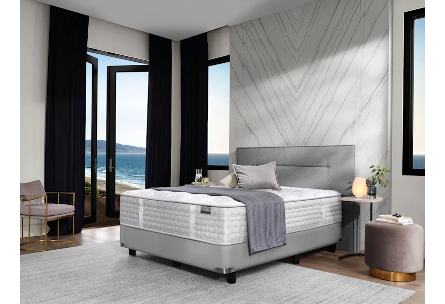 Timeless Odyssey Streamline Luxury Firm Queen Luxury Firm Mattress Set by Aireloom Bedding at Darvin Furniture